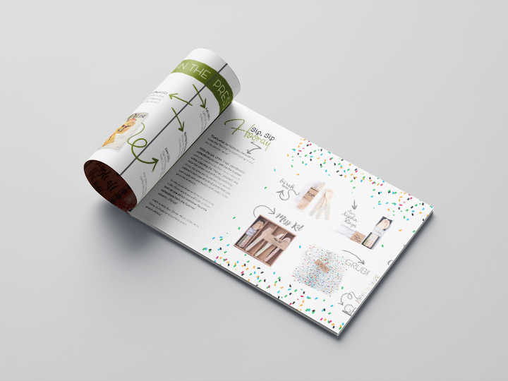 Eat Drink Host catalog and product mockup