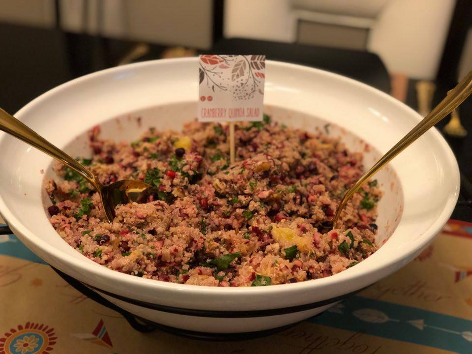 cranberry quinoa salad