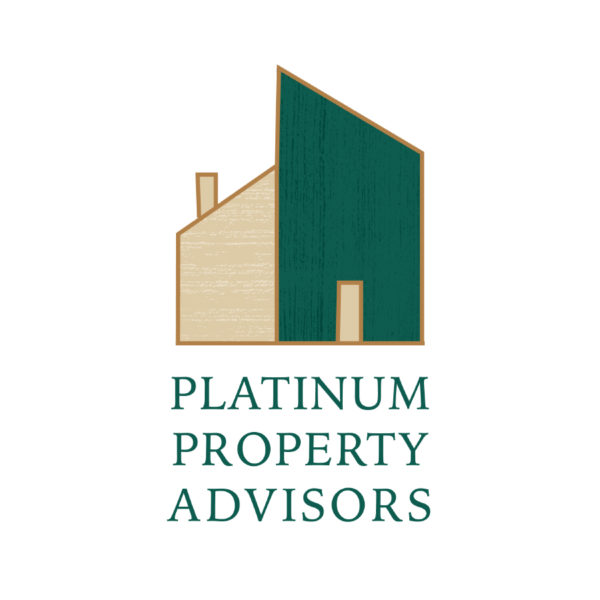 The Elegant Real Estate Logo for Platinum Property Manager 2 advisors.