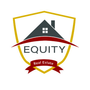 Image of 'Shielded Home Real Estate Logo' with a protective emblem encasing a house, in a color palette of gray, gold, and red."