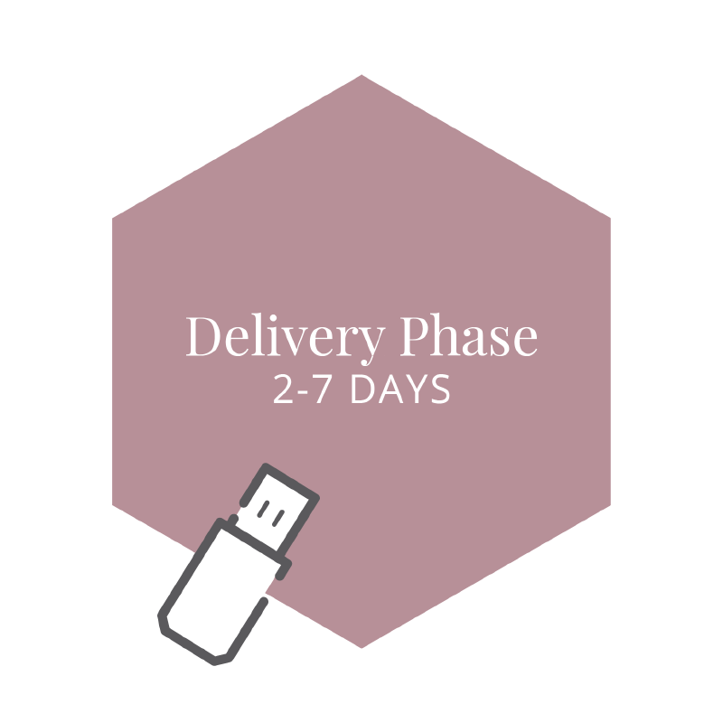 Delivery phase 2 for logo design - 7 days.