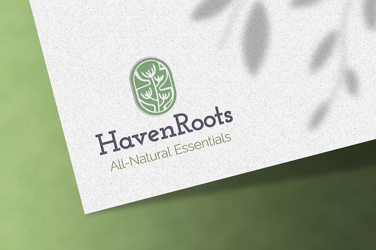 Logo design for havenroots brand.