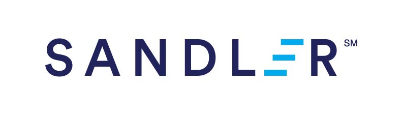 Sandler logo featured in the Brand Builders Workshop on a white background.