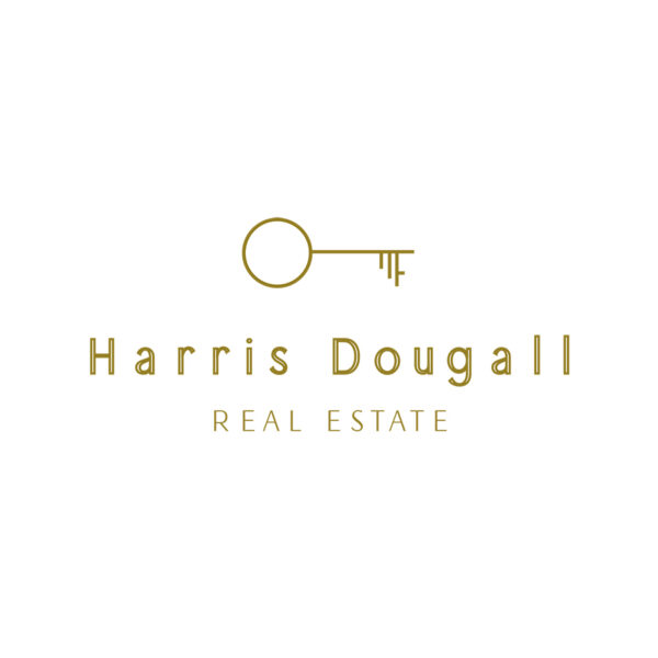 Elegant Gold Key Real Estate Logo